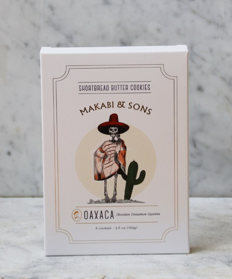 Makabi & Sons Chocolate Cinnamon Cayenne Shortbread, 3.6oz